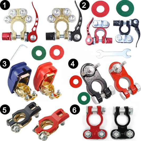 2Pcs Car Battery Terminal Connectors