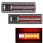 2Pcs 12V/24V LED Tail Lights for Trailers, Trucks, Buses