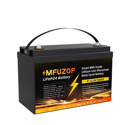 Lithium 12V 100Ah Rechargeable Battery – High-Capacity, Long-Lasting Power
