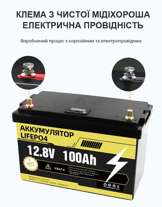 LiFePO4 Battery Pack 12V