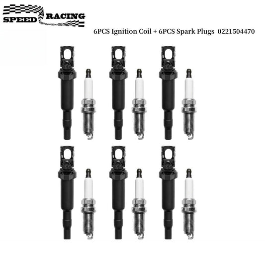 6X Ignition Coils + 6X Spark Plugs
