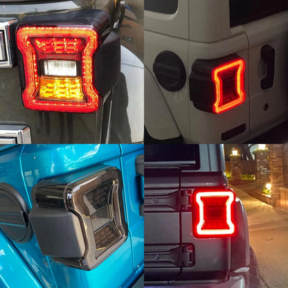 2x LED Tail Lights for Jeep Wrangler JK (2007–2017)