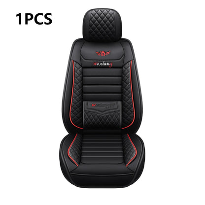 Elegant Universal Faux Leather Car Seat Cover by Tand – Easy-Clean, Comfort Design, Fits Most Major Car Models