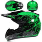 Motorcycle Downhill Full Face Helmet with Goggles – Motocross / MTB / Off-Road