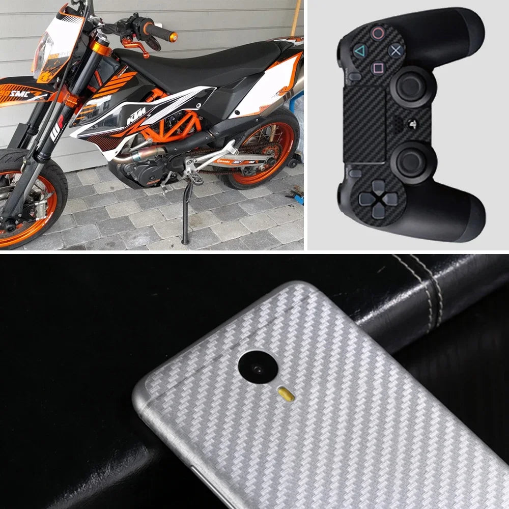 Carbon Fiber Vinyl Film Car Stickers