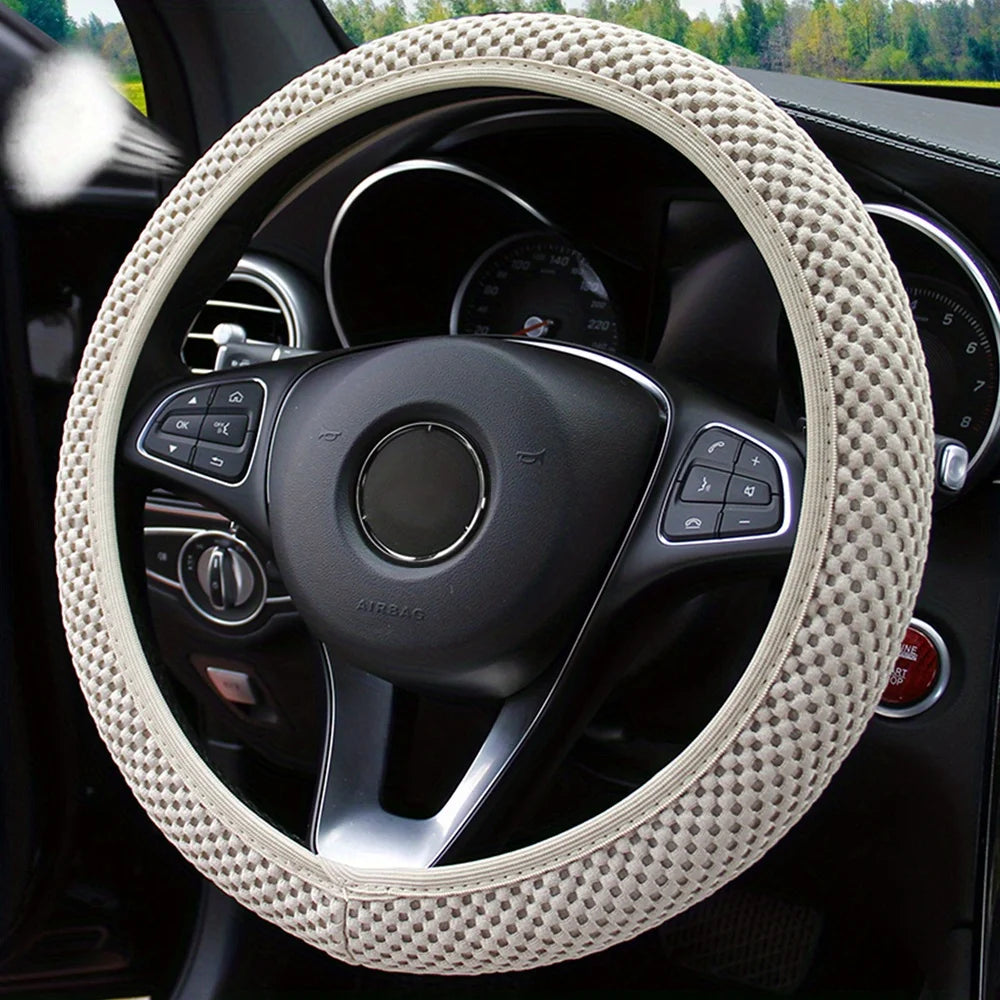 Mesh Breathable Steering Wheel Cover