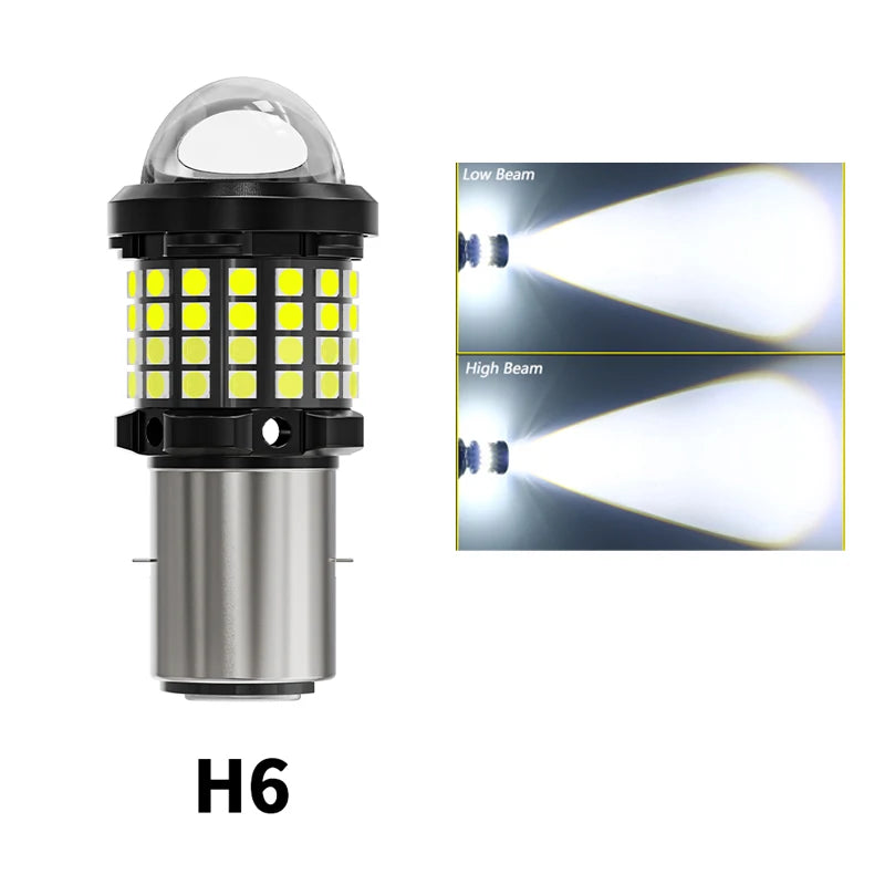 H4 LED Motorcycle Headlight Bulbs 12V 10000LM