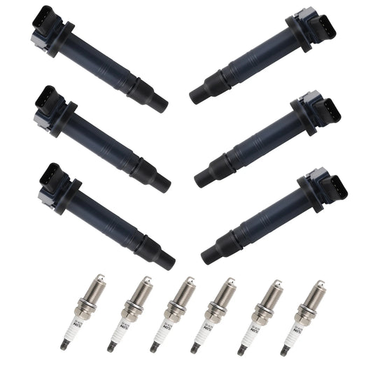 6-Piece Ignition Coils & Spark Plugs Kit – Fits Toyota 4Runner, Tacoma (2016), Tundra – UF495 & 4506