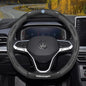 Carbon fiber Leather Car Steering Wheel Cover