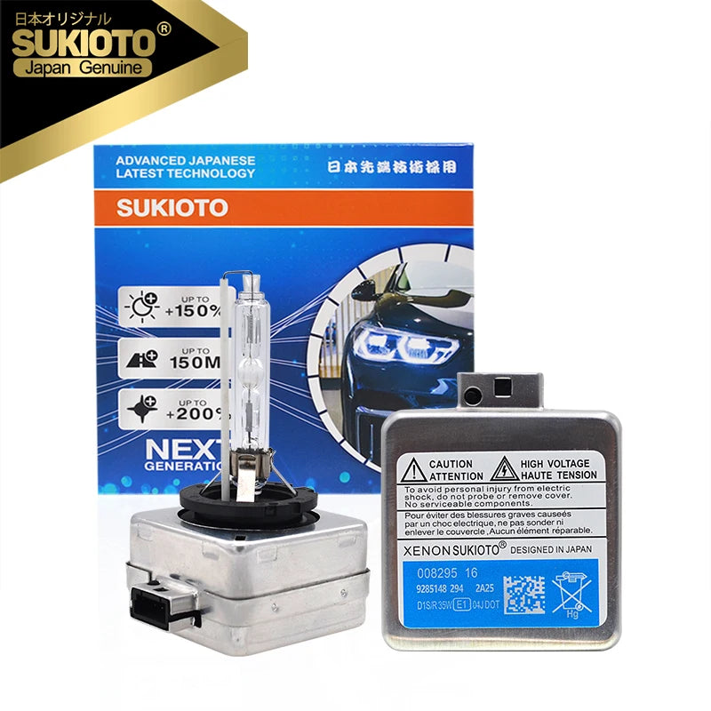 2PCS SUKIOTO GENUINE D3S D1S Xenon Bulbs 35W Car Lamps