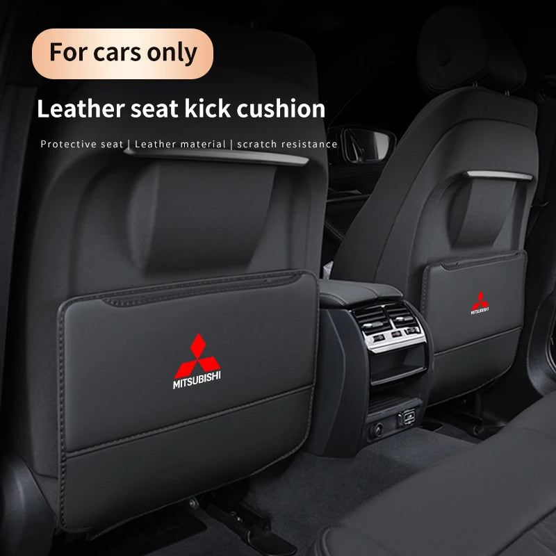 Car Seat Back Protector with Storage