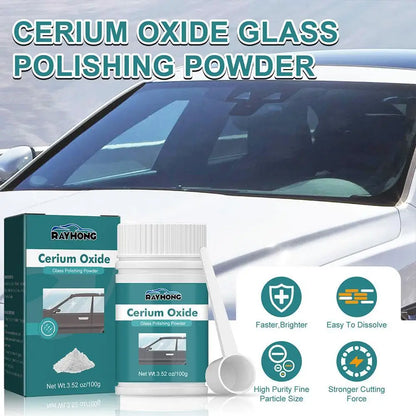 Cerium Oxide Glass Polishing Powder – Scratch Remover & Glass Repair Compound
