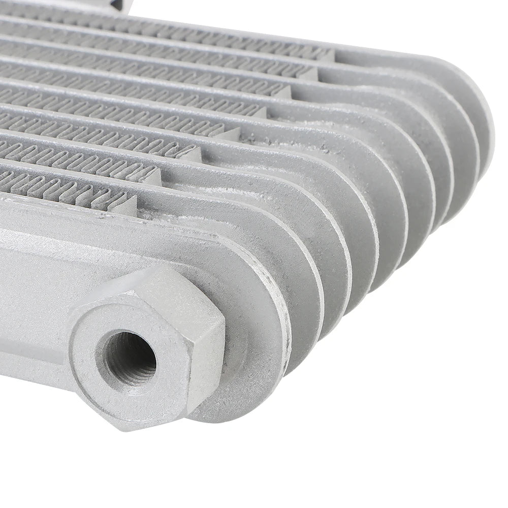 8-Row Transmission Radiator Oil Cooler – Aluminum Alloy Condenser for Motorcycle, ATV, Moto, Engine Cooling System