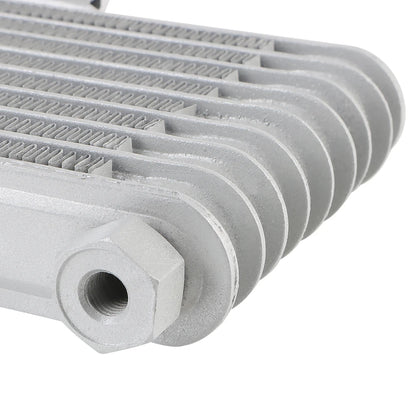 8-Row Transmission Radiator Oil Cooler – Aluminum Alloy Condenser for Motorcycle, ATV, Moto, Engine Cooling System