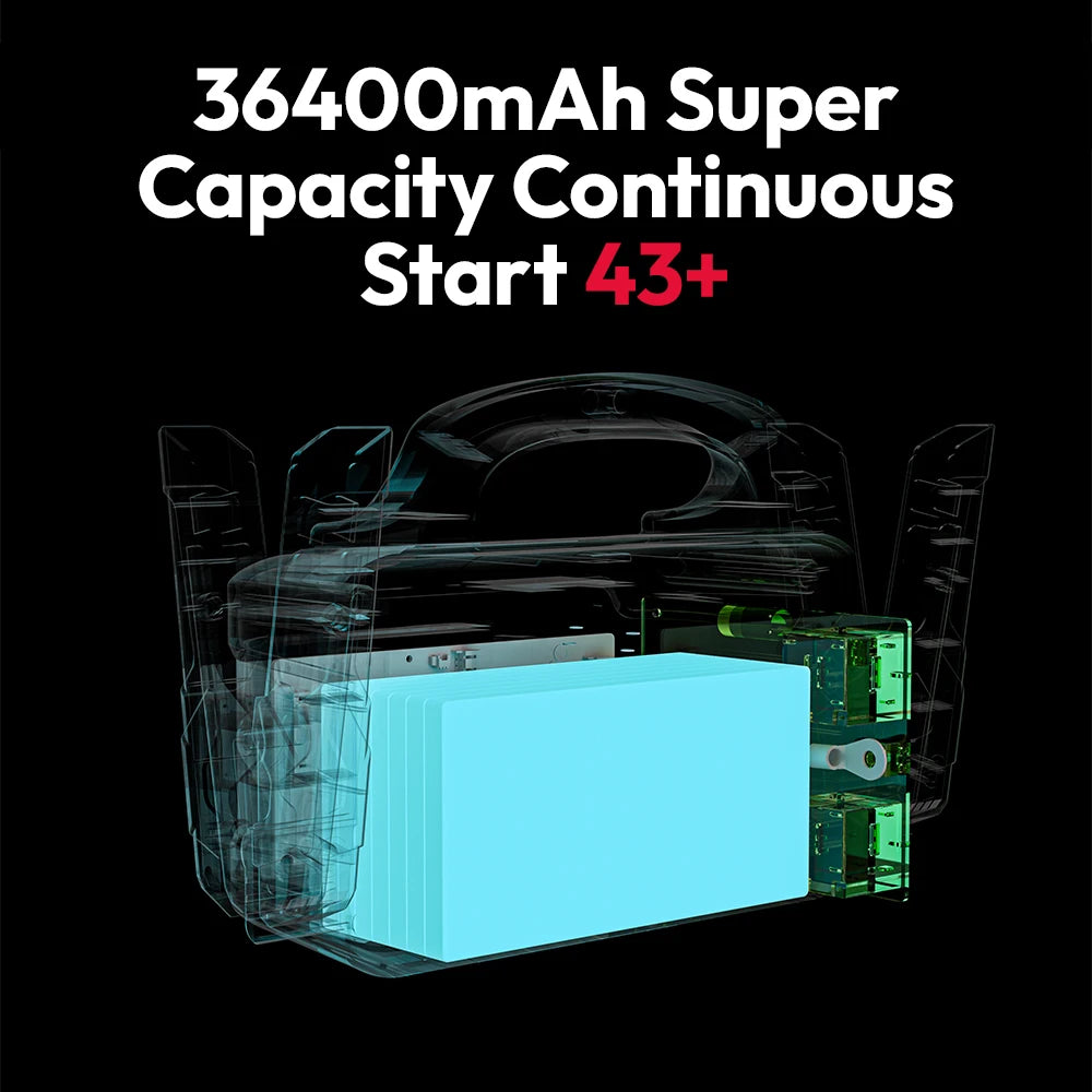 24V 6000A Peak Jump Starter for Cars and Trucks