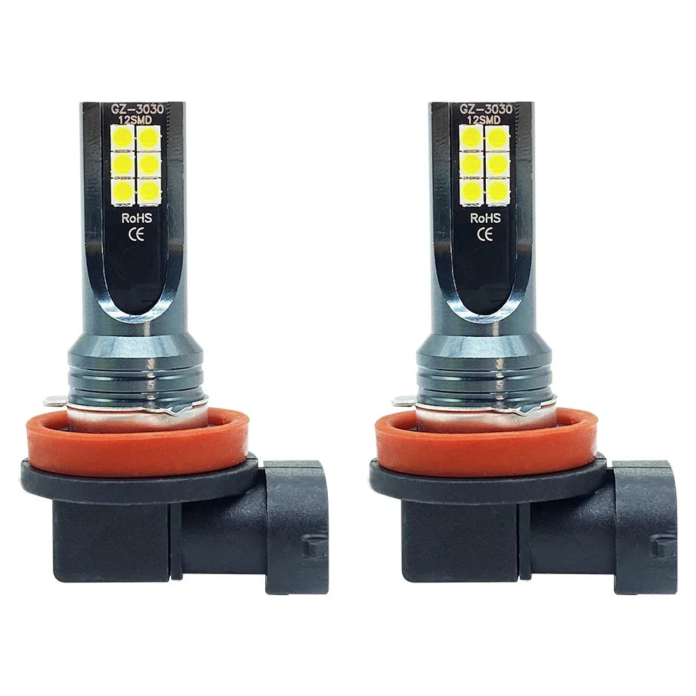2Pcs LED Headlight Fog Light Bulbs