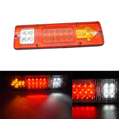 2Pcs 12V/24V LED Tail Lights for Trailers, Trucks, Buses