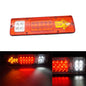 2Pcs 12V/24V LED Tail Lights for Trailers, Trucks, Buses