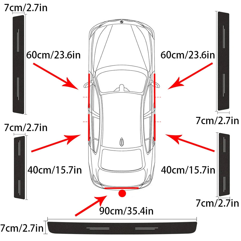 Carbon Fiber Car Sticker