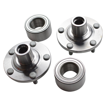 Pair Front Wheel Bearing & Hub Assembly for 2004-2017 Toyota Camry LE/SE L4