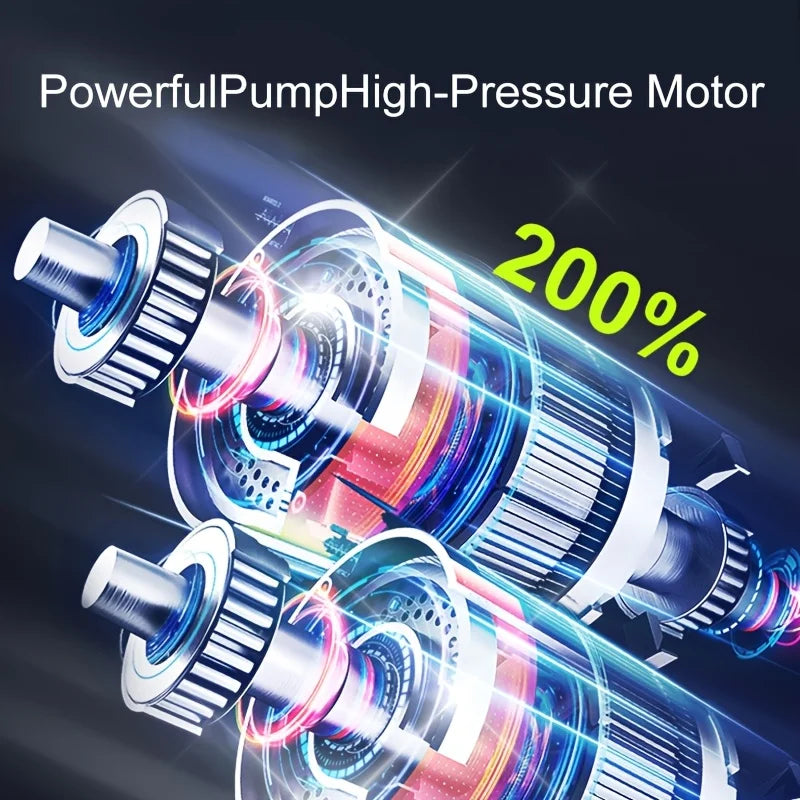 Portable Car Air Compressor – 150PSI Cordless Tire Inflator Pump with Digital Gauge