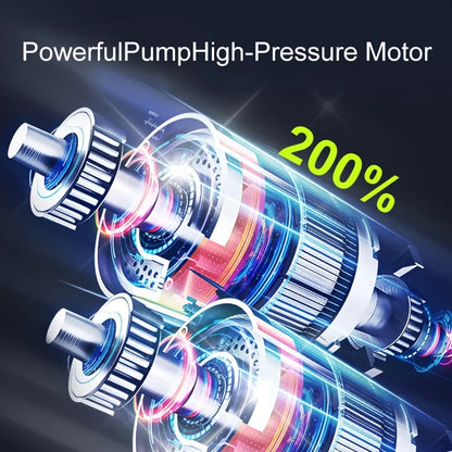 Portable Car Air Compressor – 150PSI Cordless Tire Inflator Pump with Digital Gauge