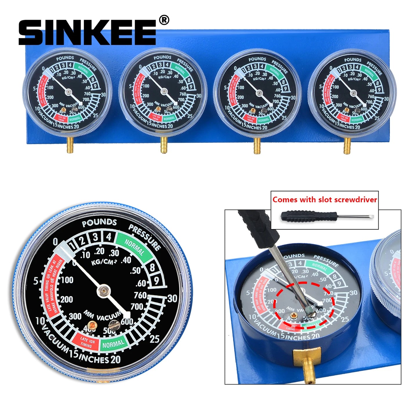 4 Cylinder Sync Gauges Kit