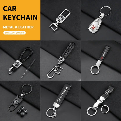 Honda Car Metal Keychain