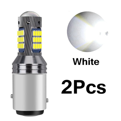 2PCS 1157 P21/5W BAY15D LED Tail Brake Bulbs