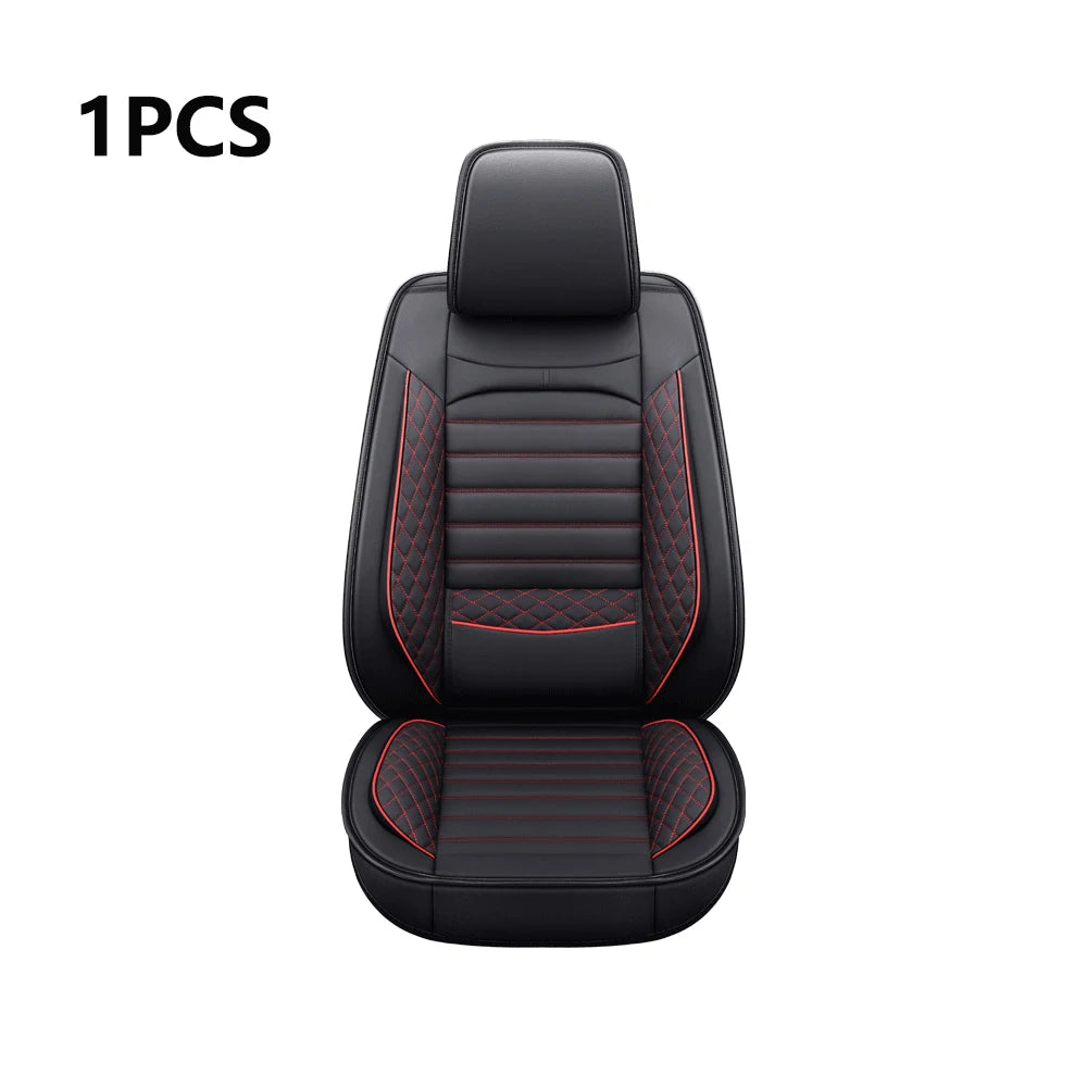Elegant Universal Faux Leather Car Seat Cover by Tand – Easy-Clean, Comfort Design, Fits Most Major Car Models