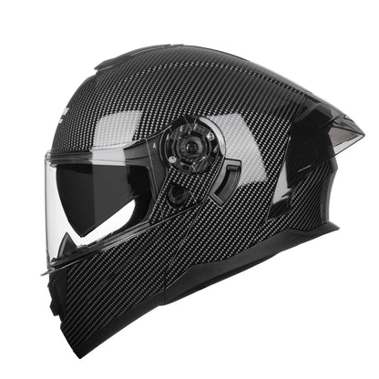 RUFI Double-Lens Motorcycle Helmet with Built-in Sun Visor – DOT Certified