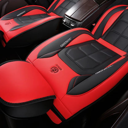 All-Inclusive Full Leather Car Seat Cushion – Universal Driver or Passenger Seat Cover, All-Season Pad