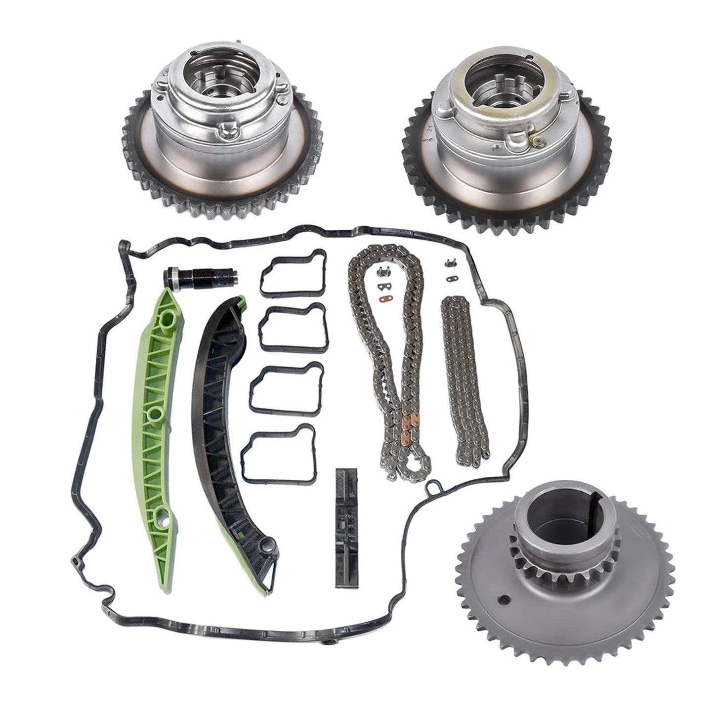 Timing Chain Kit + Camshaft VVT Gears for Mercedes-Benz