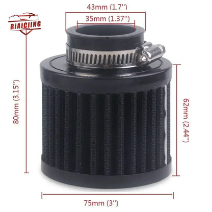 Universal 35MM Car Air Filter – High-Performance Engine Intake Filter