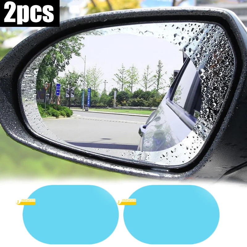 2Pcs Car Rearview Mirror Rainproof Films
