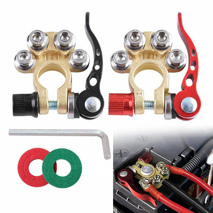 2Pcs Car Battery Terminal Connectors