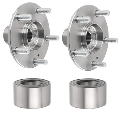 Front Wheel Bearings & Wheel Hubs – Fits Honda Civic DX, EX, LX, HF Hybrid (1.8L & 1.5L)