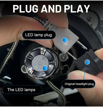 Dualvision H4 LED Headlight 20000LM 120W