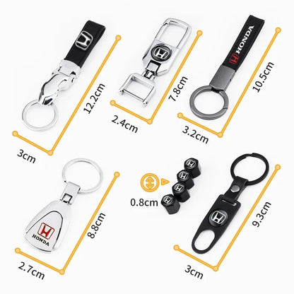 Honda Car Metal Keychain
