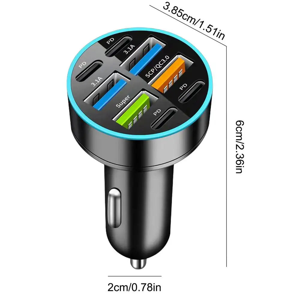 USB Adapter Phone Charger With Multi-Port