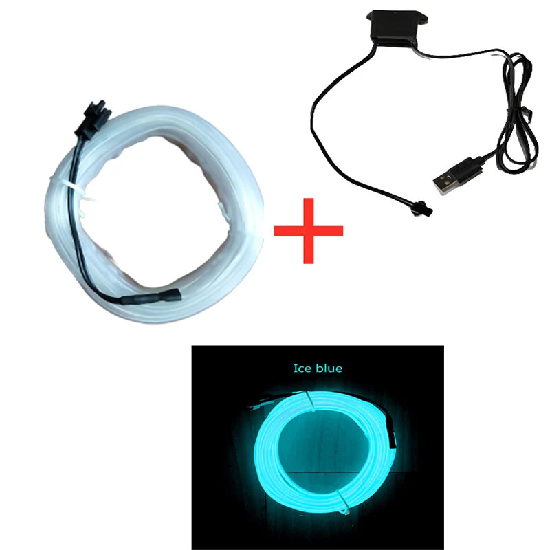 Car Interior LED Decorative Strip – Multi-Color Ambient Lighting