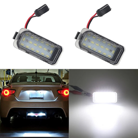 LED License Plate Lights – White LED Lamps for Ford Fiesta JA8, Focus DA3 5D & Jaguar