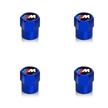 4pcs car wheel tire metal valve cover