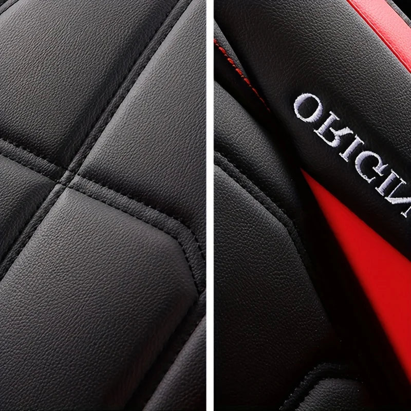 All-Inclusive Full Leather Car Seat Cushion – Universal Driver or Passenger Seat Cover, All-Season Pad
