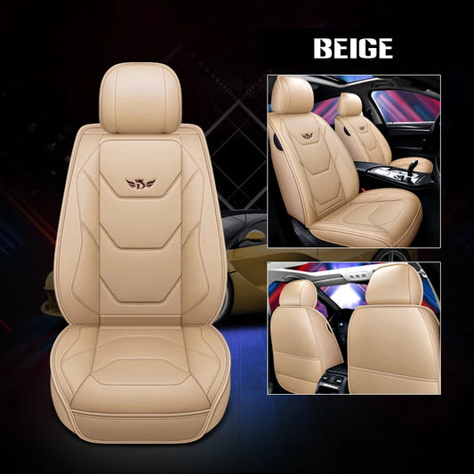 1X PU Leather Front Car Seat Cover – Universal Fit, Durable Automotive Seat Protector