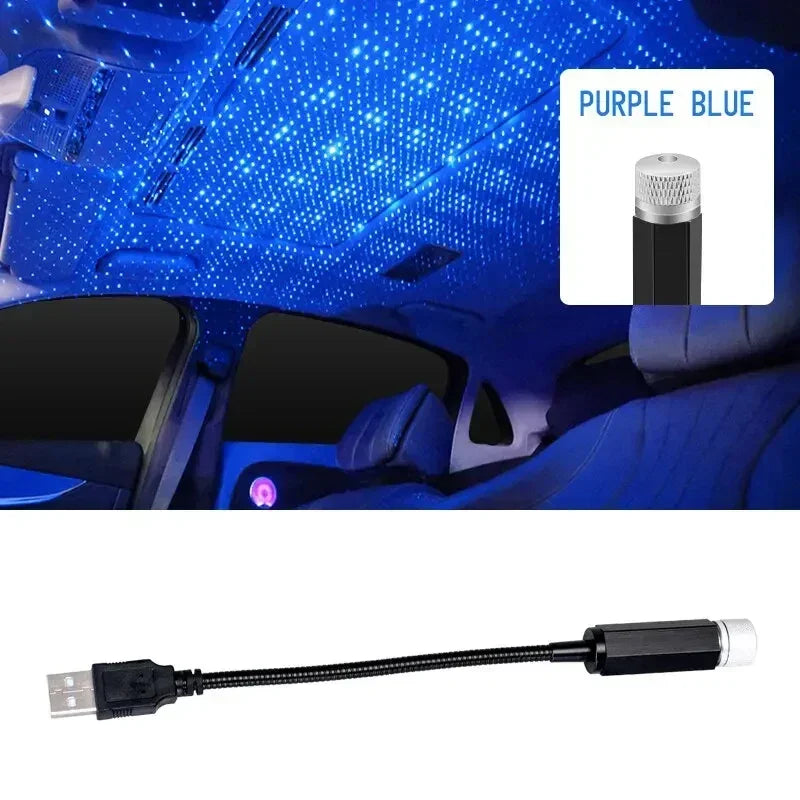 USB LED Star Night Light Projector