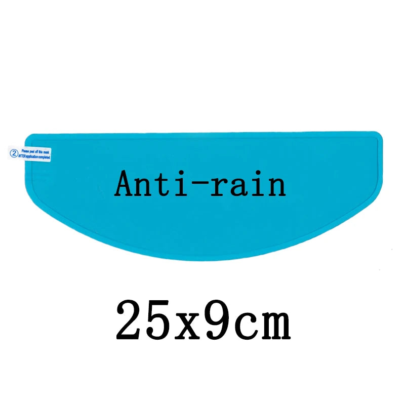 2PCS Motorcycle Helmet Rainproof Anti-Fog Nano Film – Full Face Helmet Compatible