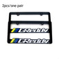 1 Pair(2pcs) JDM Racing Style License Plate Frame