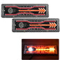 2Pcs 12V/24V LED Tail Lights for Trailers, Trucks, Buses