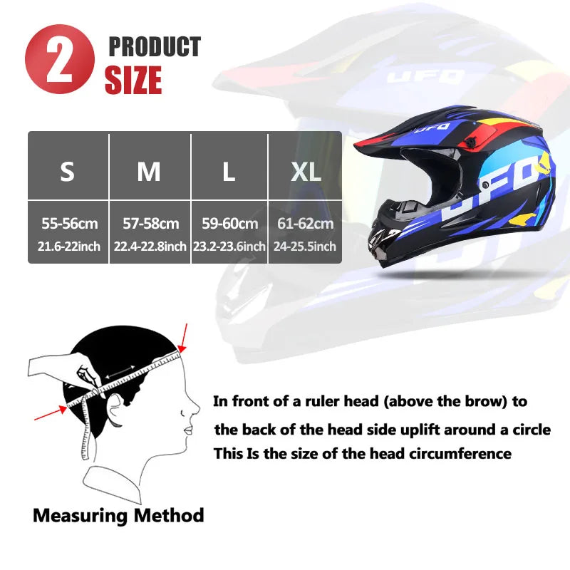 Adult Motocross Off-Road Helmet – Downhill / Enduro / Racing